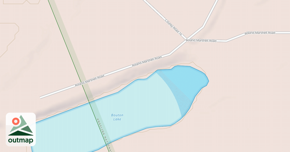 Map of BOUTON LAKE SPUR