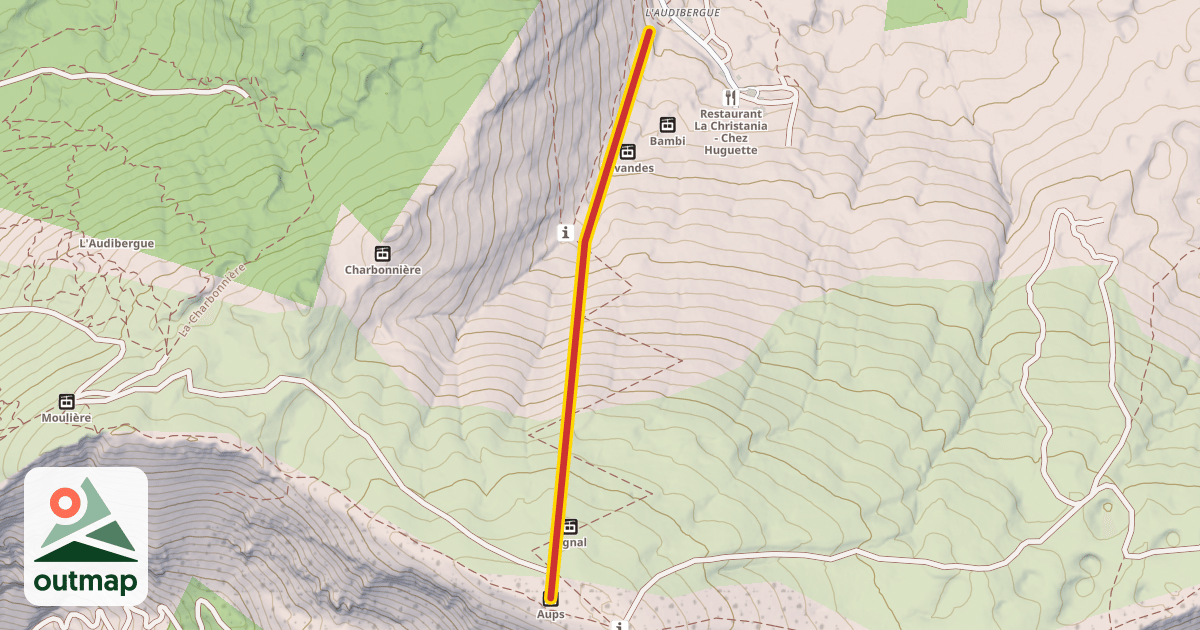 Map of Aups