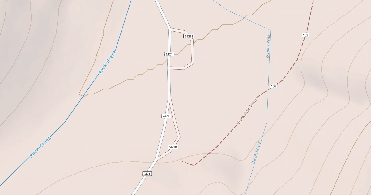 Map preview of DISPERSED CAMPSITE