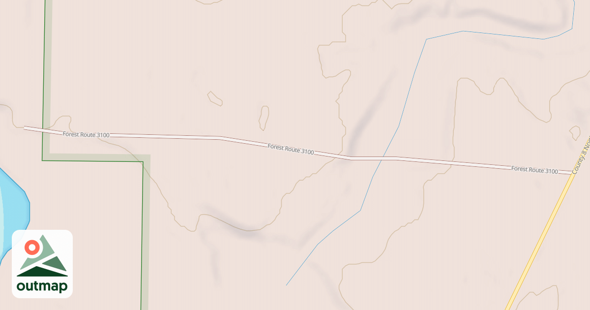 Map of CASS CO. 8 SPUR 3100