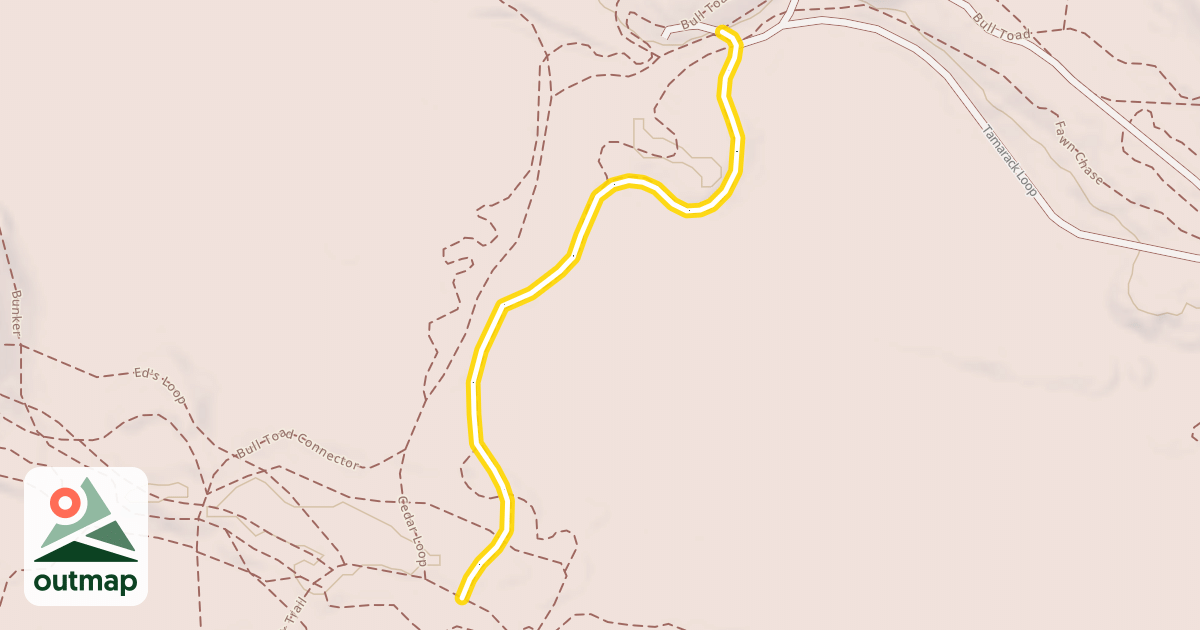 Map of Cedar Loop