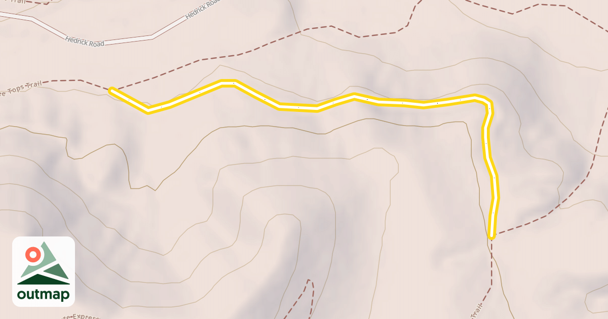 Map of Tree Tops Trail