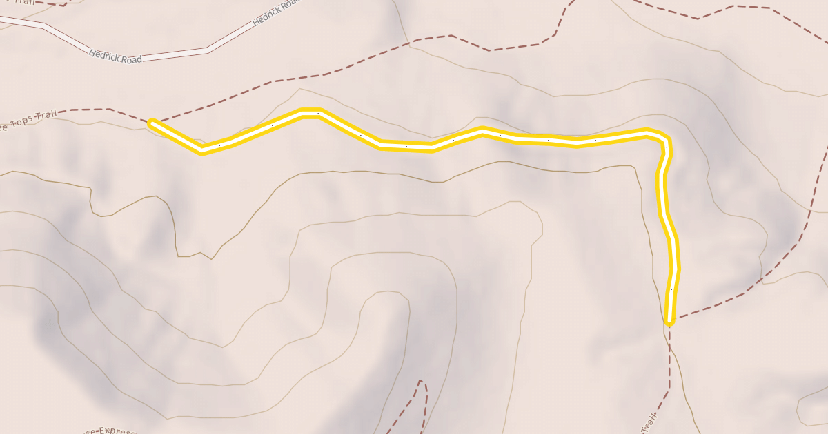 Map preview of Tree Tops Trail
