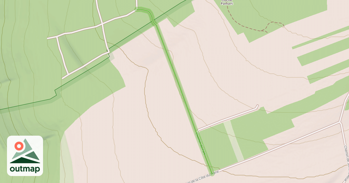 Map of Chemin du Fort