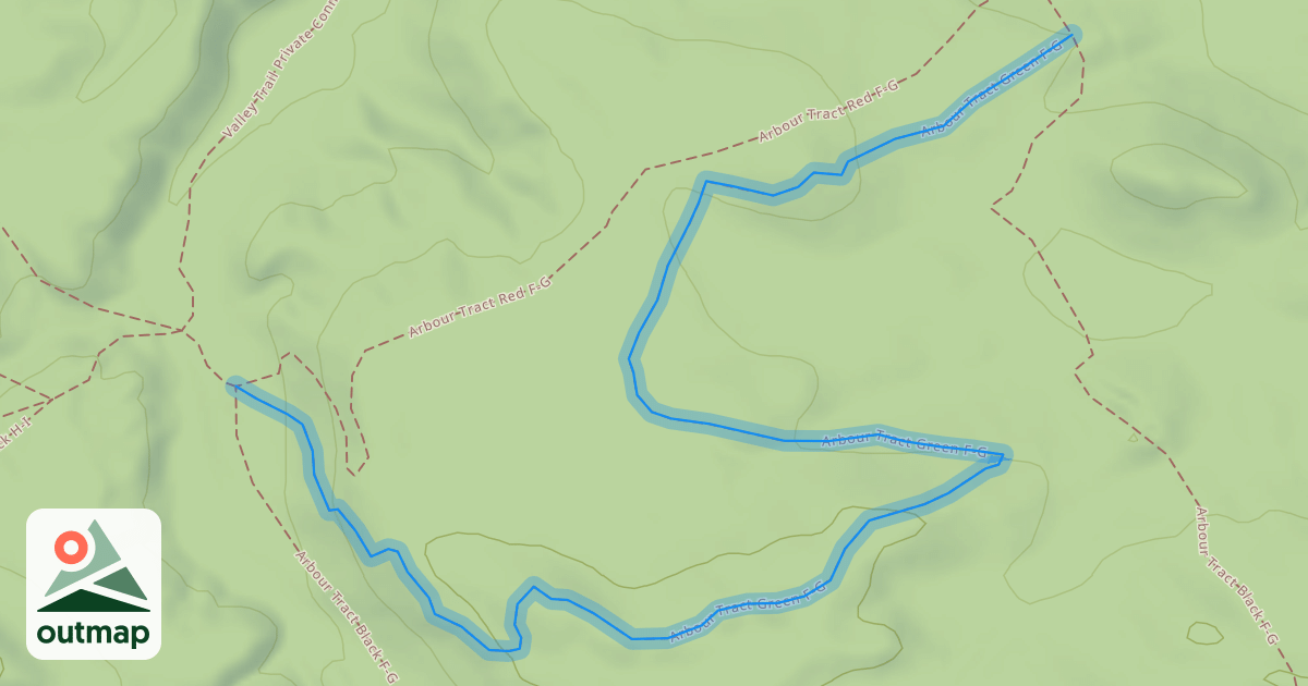 Map of Arbour Tract Green F-G