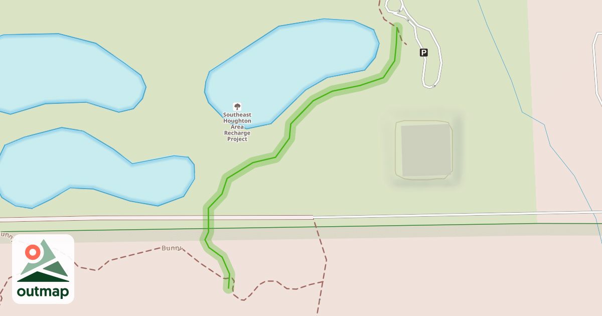Map of Bunny Trail Access