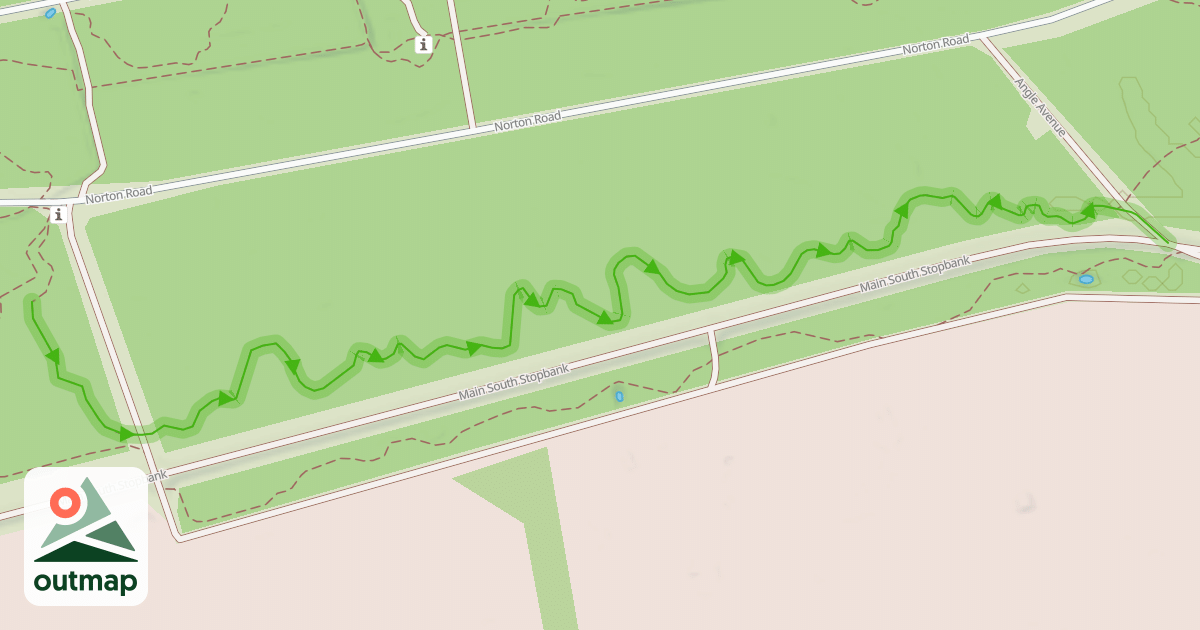 Map of MTB Track (blue)
