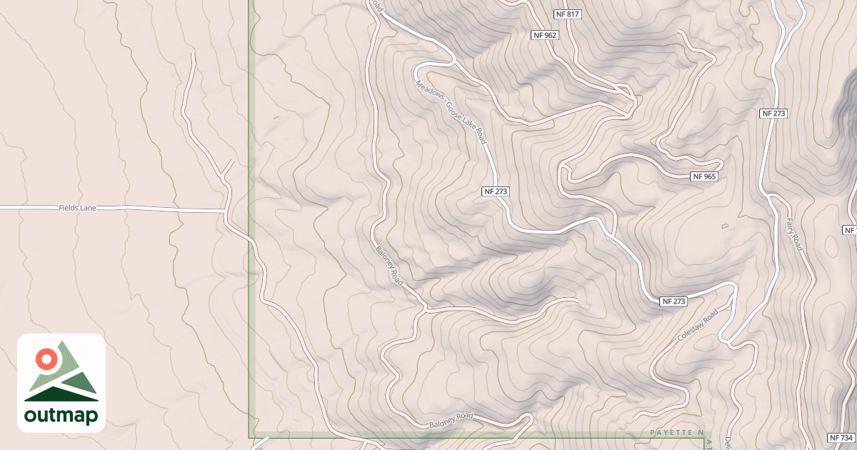 Map of BALONEY