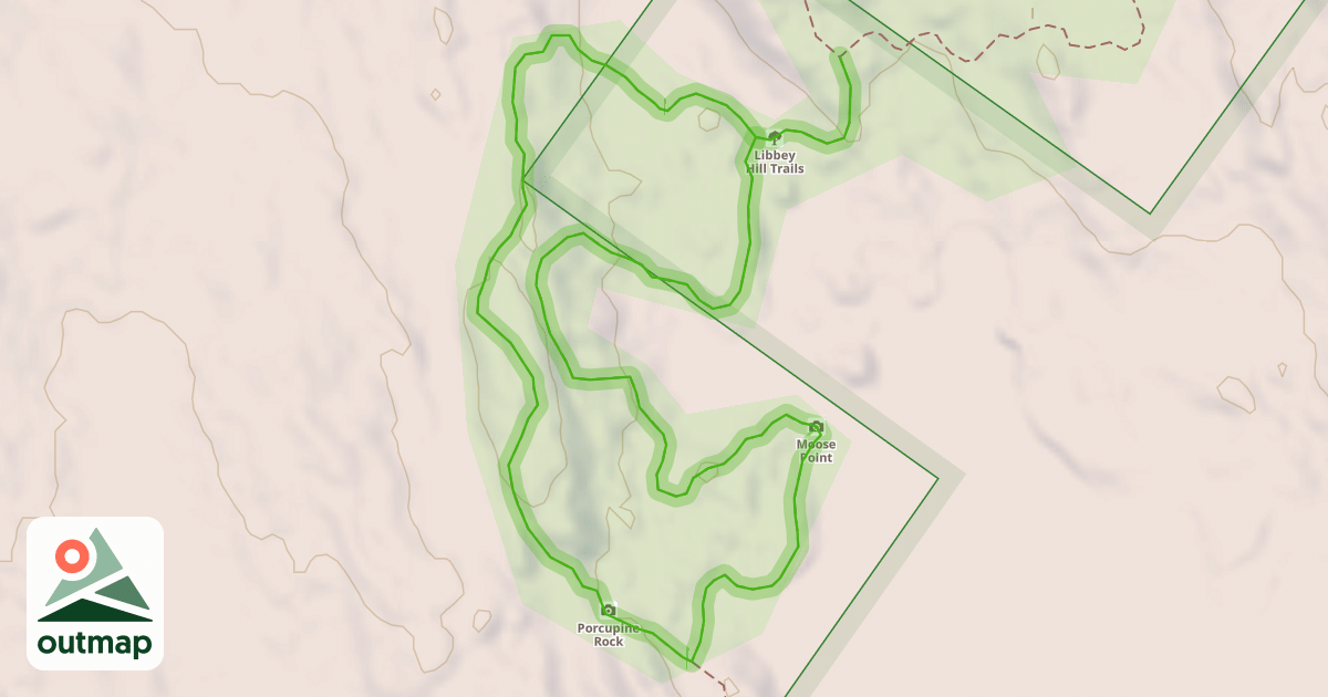 Map of Outback Trail