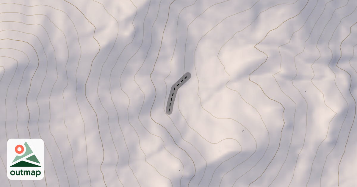 Map of Génépy Hors Piste