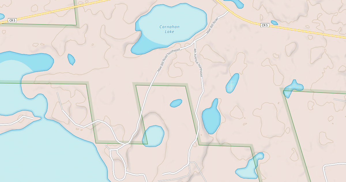 Map preview of MAE BILL DRIVE NORTHEAST