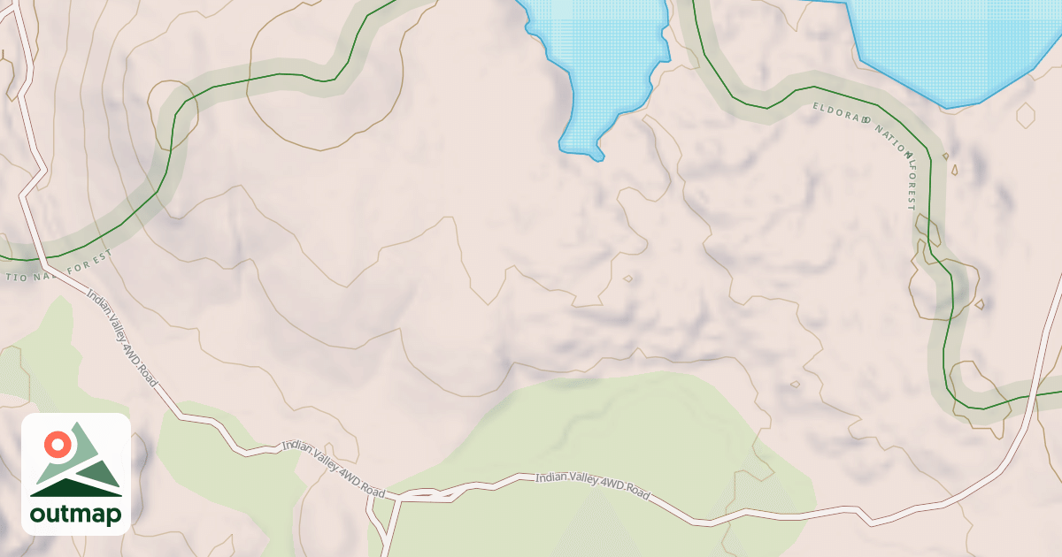 Map of INDIAN VALLEY 4WD