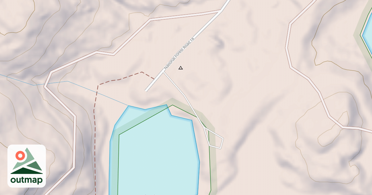 Map of Crocker Pond Cg Spur Snomo