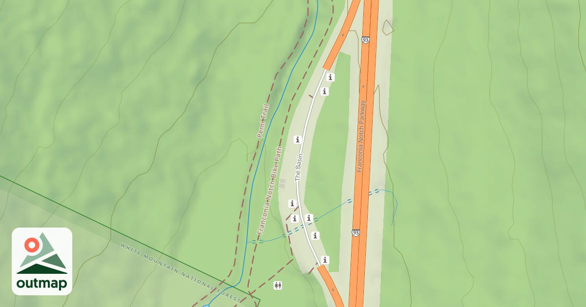 Map of bike path