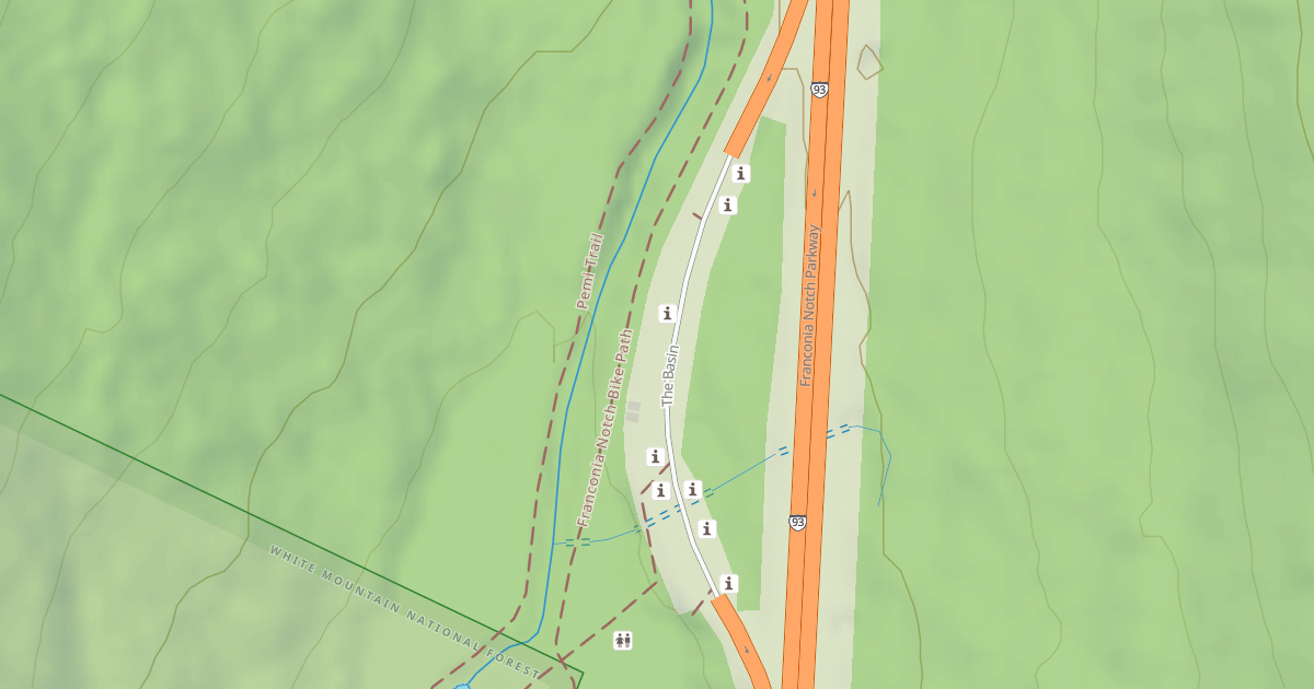 Map preview of bike path