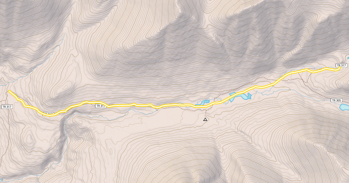 Map preview of Resurrection Pass Trail-Winter Route