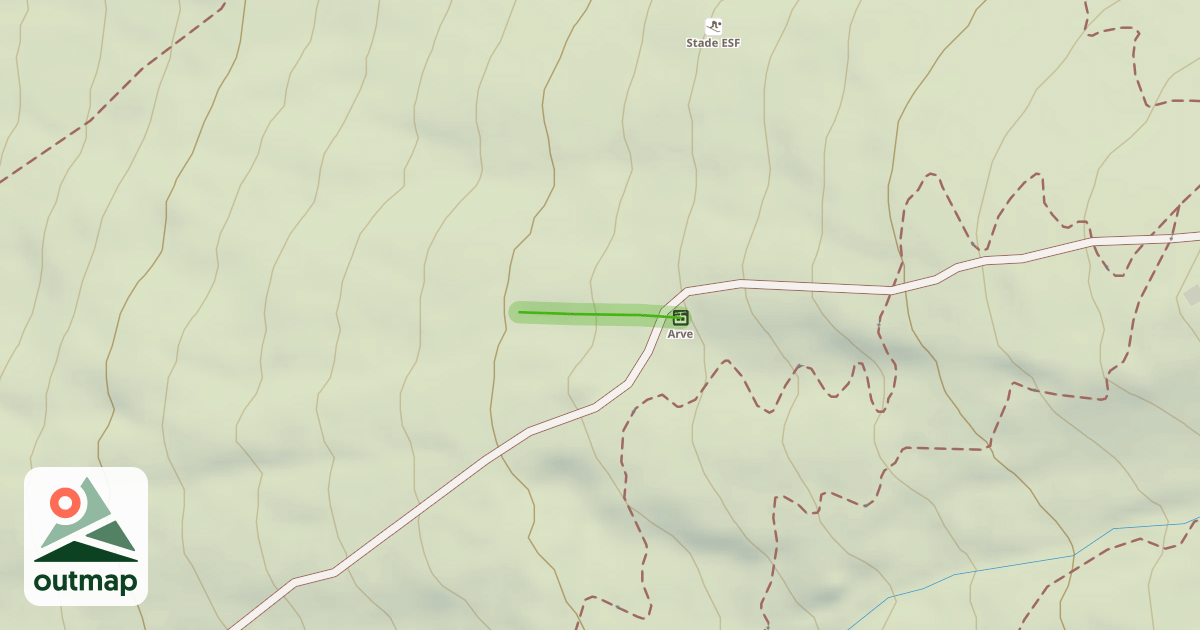 Map of Arve