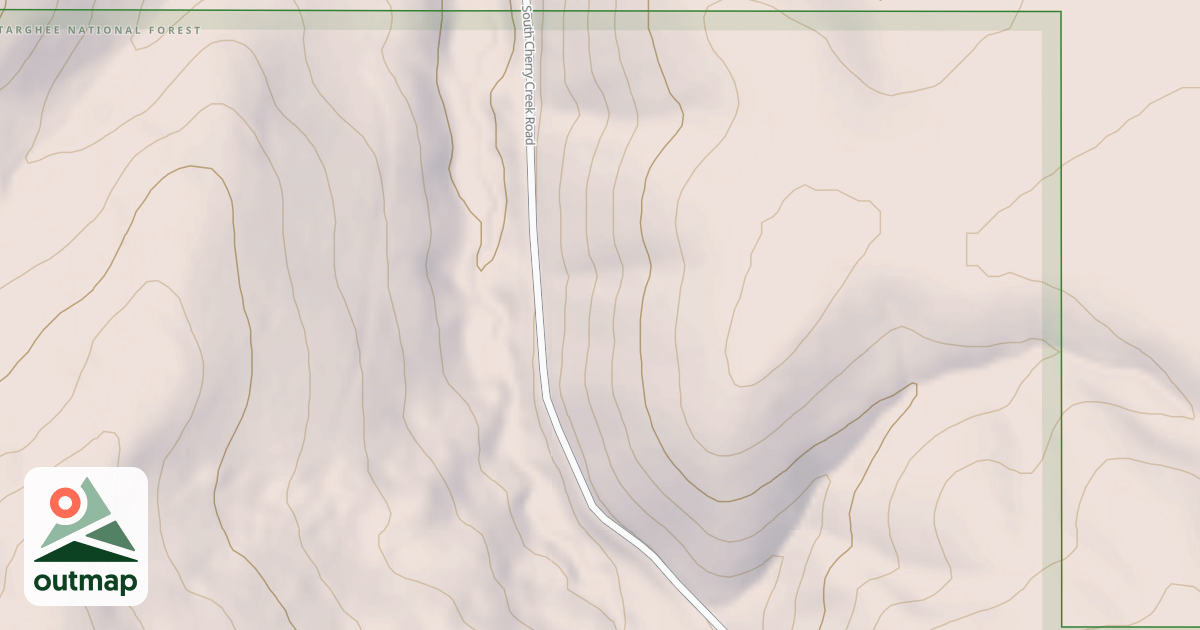 Map of CHERRY CREEK