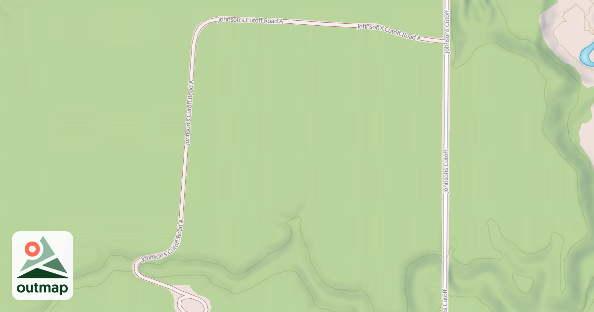 Map of JOHNSON'S CUTOFF A