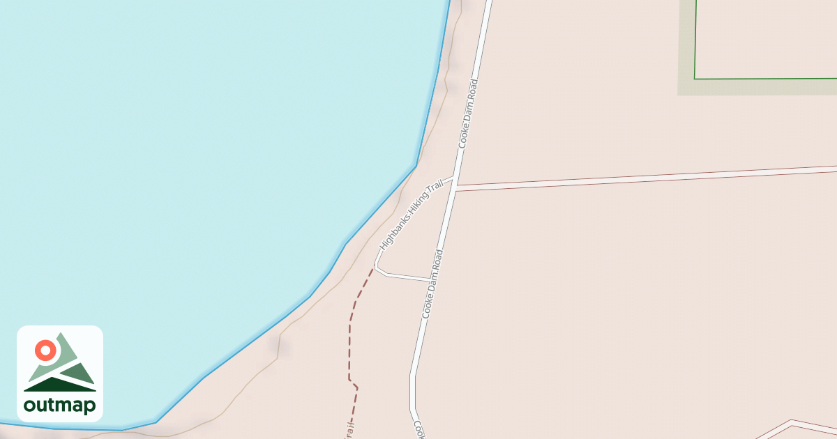 Map of HIGHBANKS TRAILHEAD