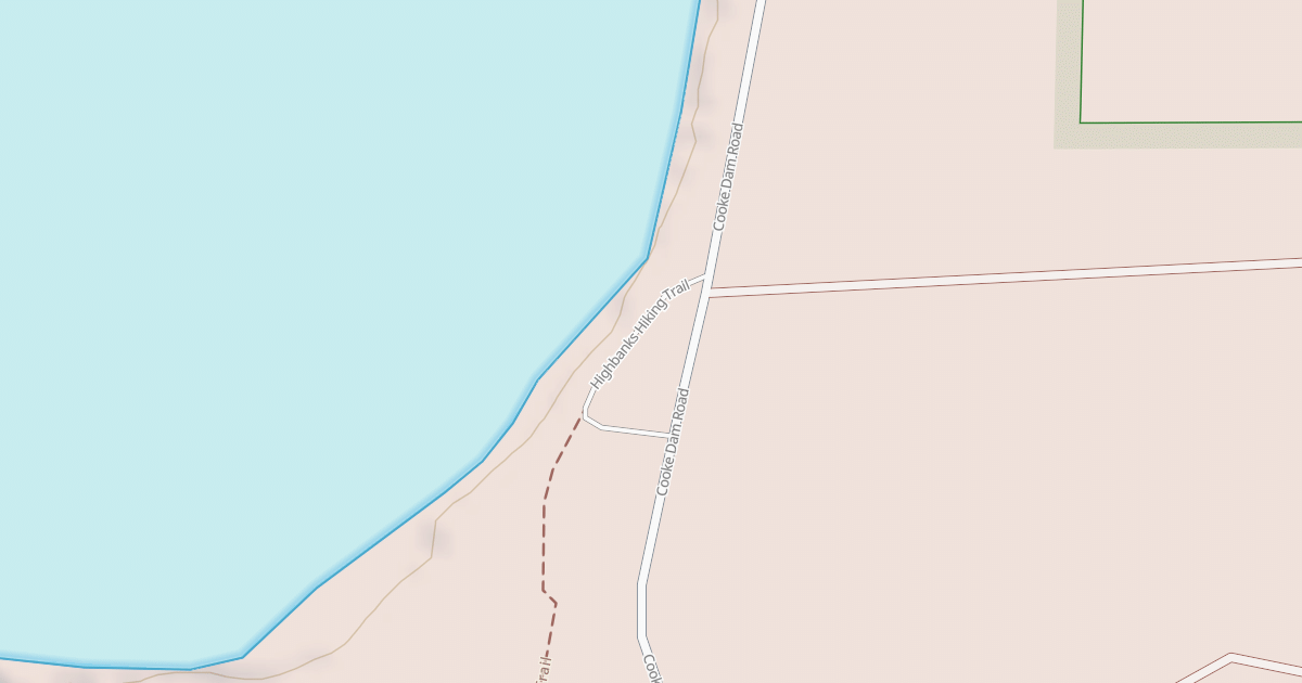 Map preview of HIGHBANKS TRAILHEAD