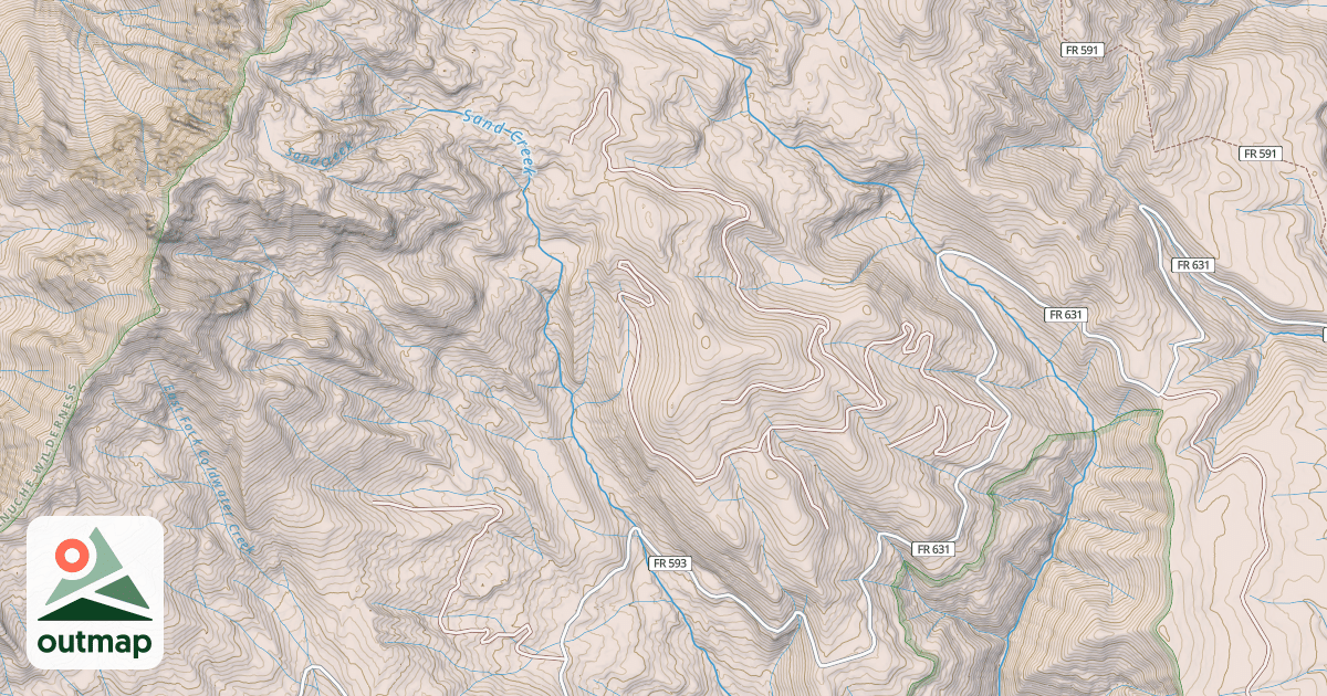Map of SAND CREEK