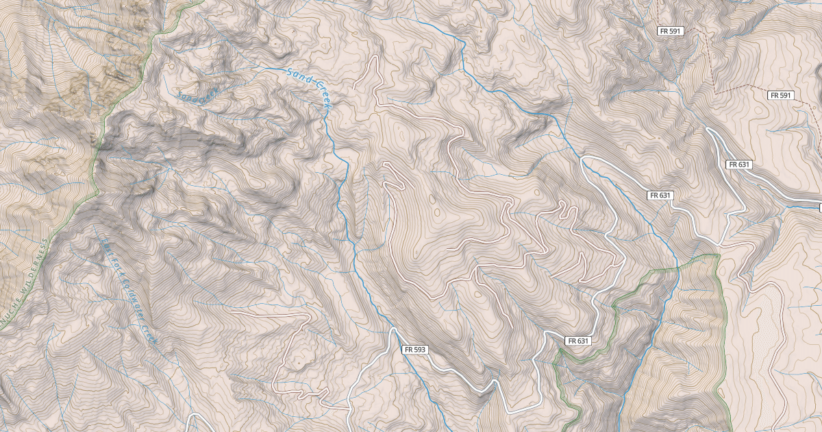 Map preview of SAND CREEK