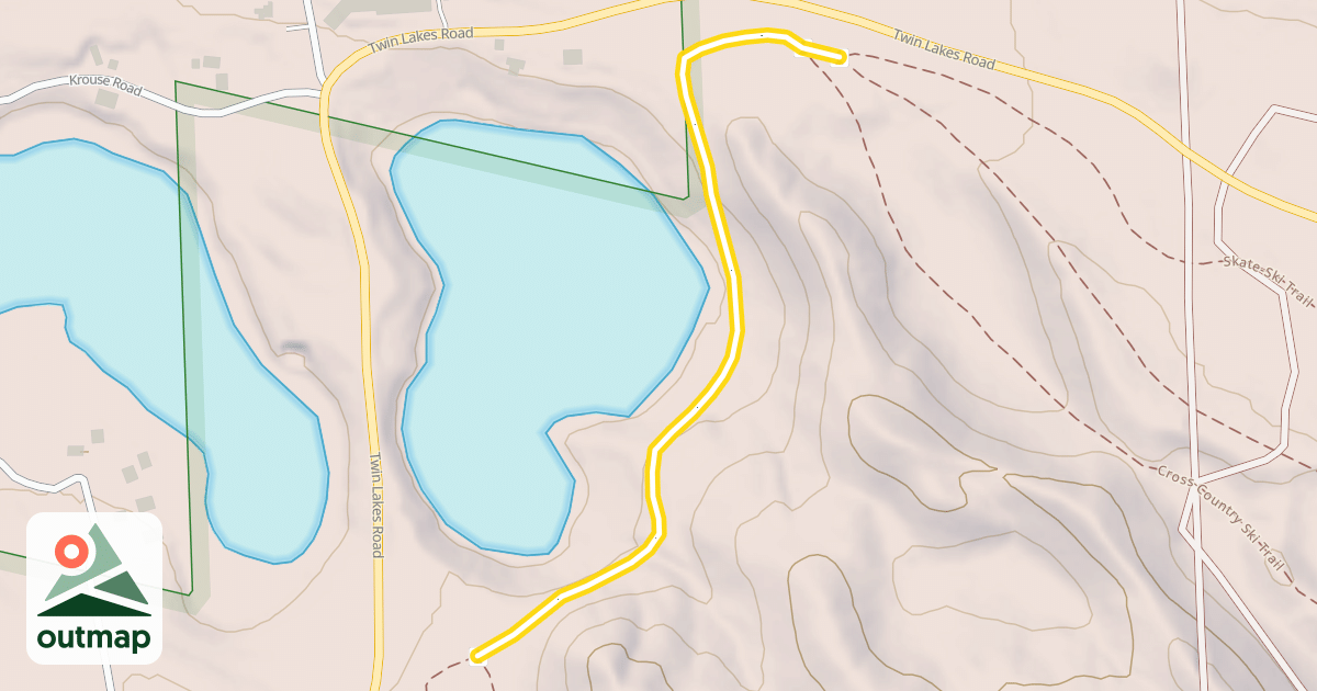 Map of Cross-Country Ski Trail