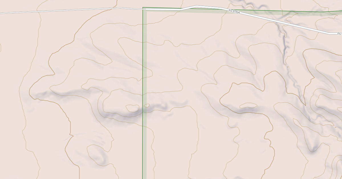 Map preview of USFS National Forest System Roads {4F2A2ADA-0496-4CF6-AE0E-B0E047427353}