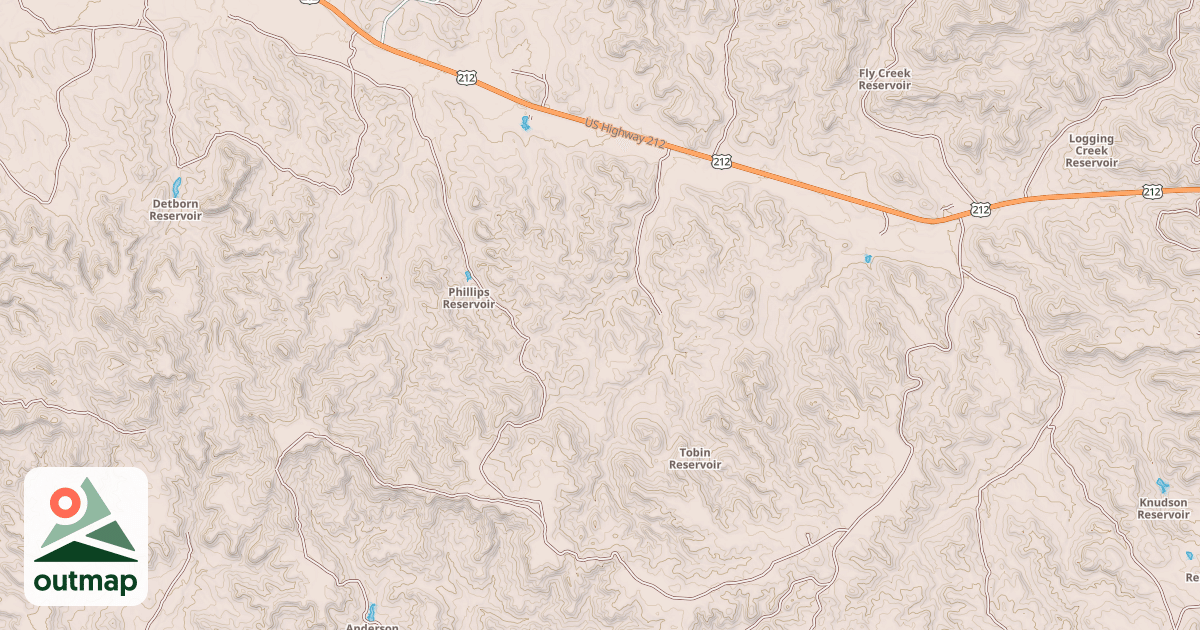 Map of SCHOOLHOUSE DRAW