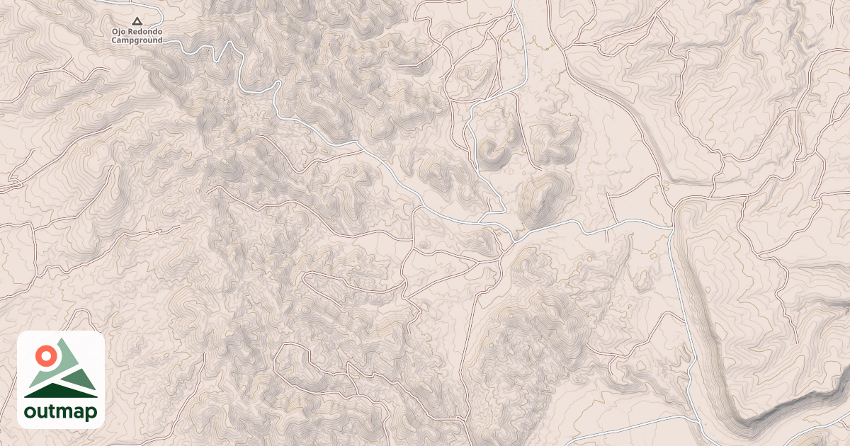 Map of OJO REDONDO