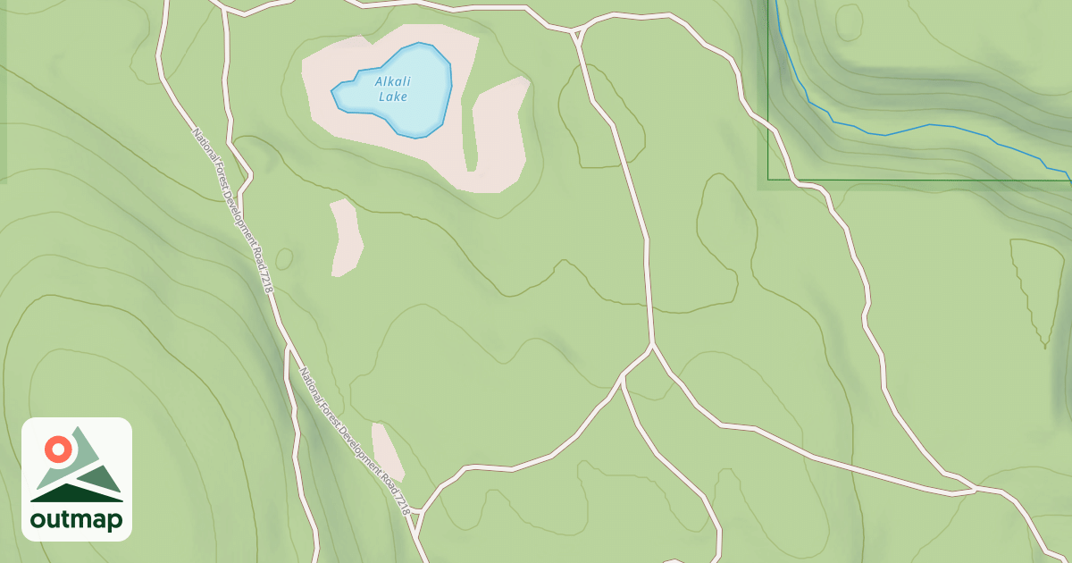 Map of ALKALI RIDGE