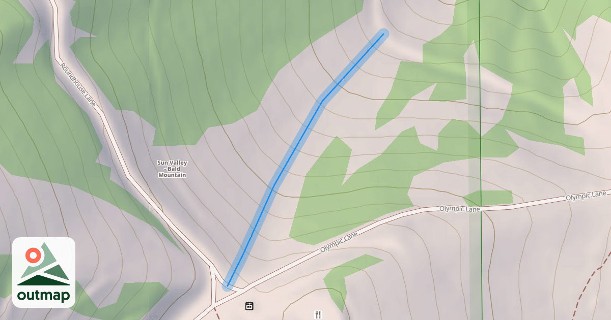 Map of Upper Canyon