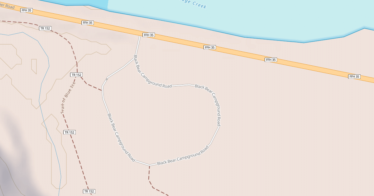 Map preview of BLACK BEAR CAMPGROUND RD