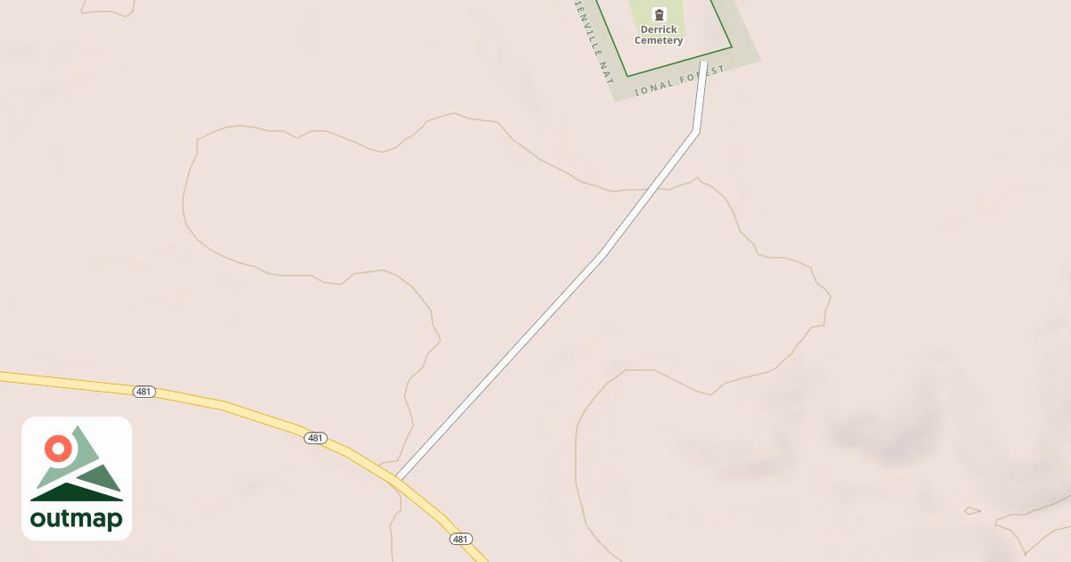 Map of DERRICK CEMETERY