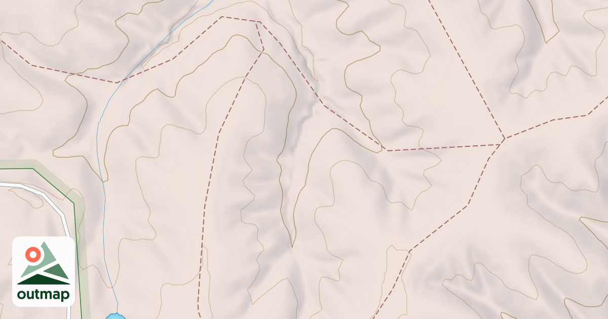 Map of Stevens Forest - Lucas Unit Trails