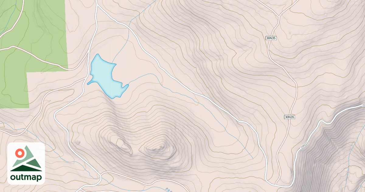 Map of PLANTATION GULCH