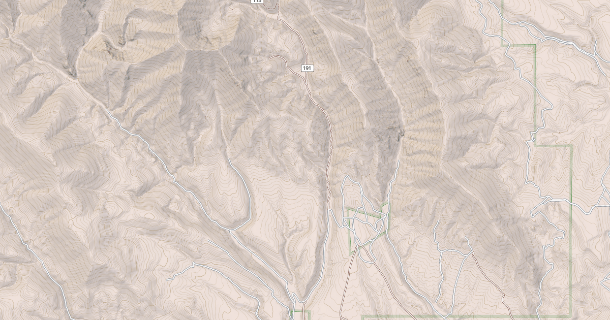 Map preview of MYERS CREEK
