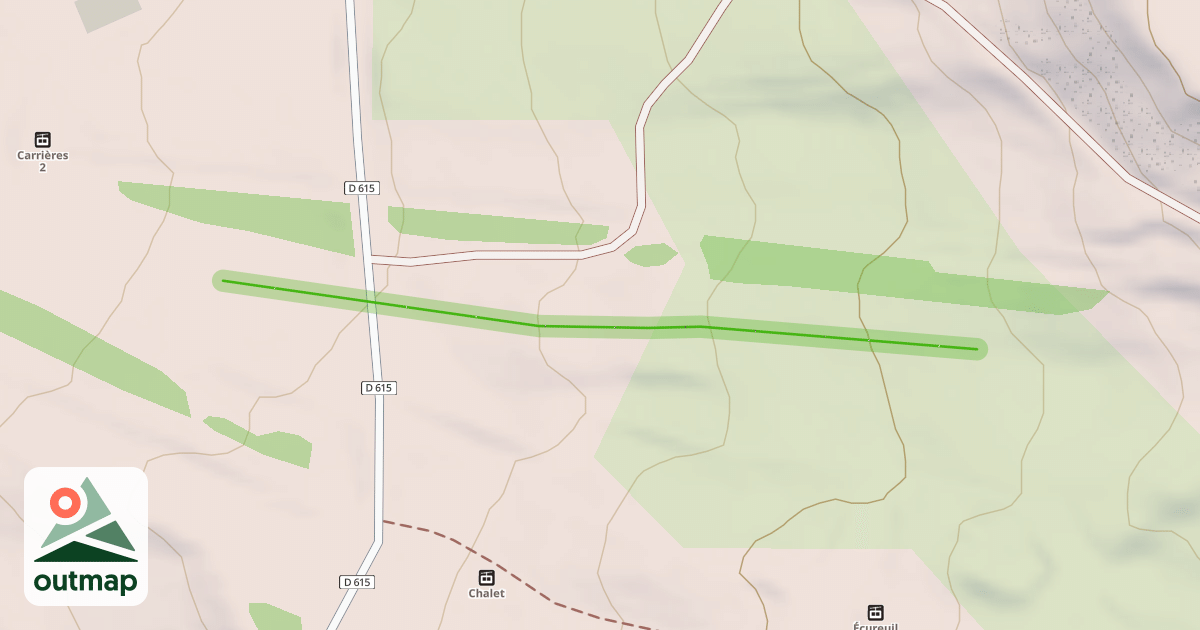 Map of Les Carrières