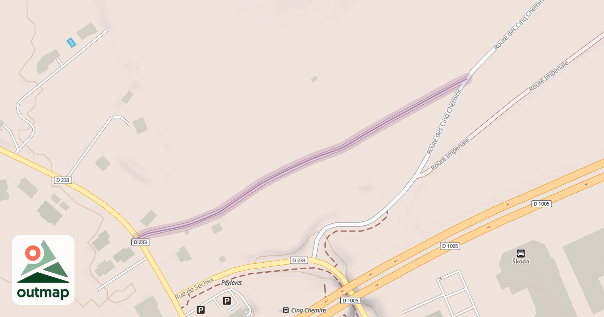 Map of Chemin de Pelevet