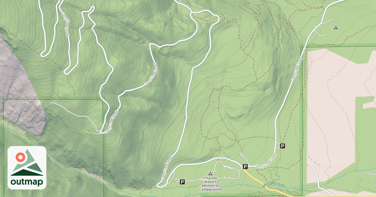 Map of (FDR) LARRY CREEK