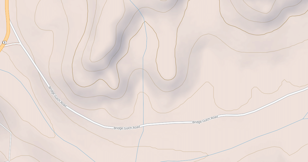 Map preview of BRIDGE GULCH