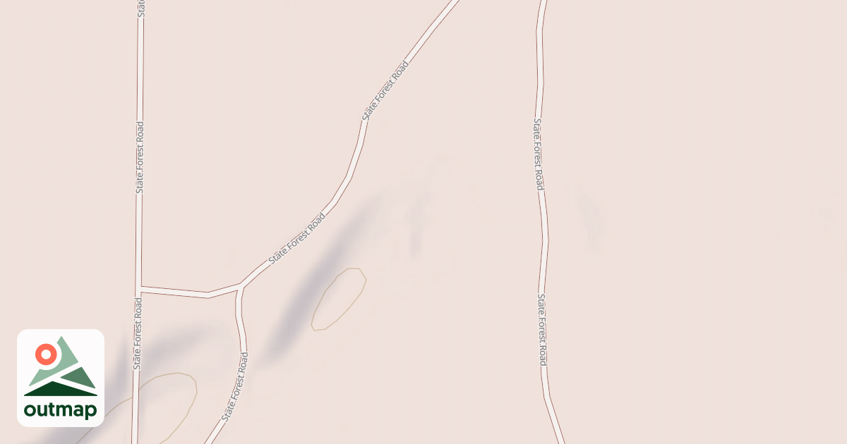 Map of General C.C. Andrews State Forest Trails
