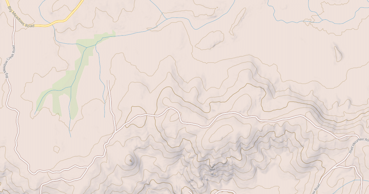 Map preview of BIG MEADOW CREEK