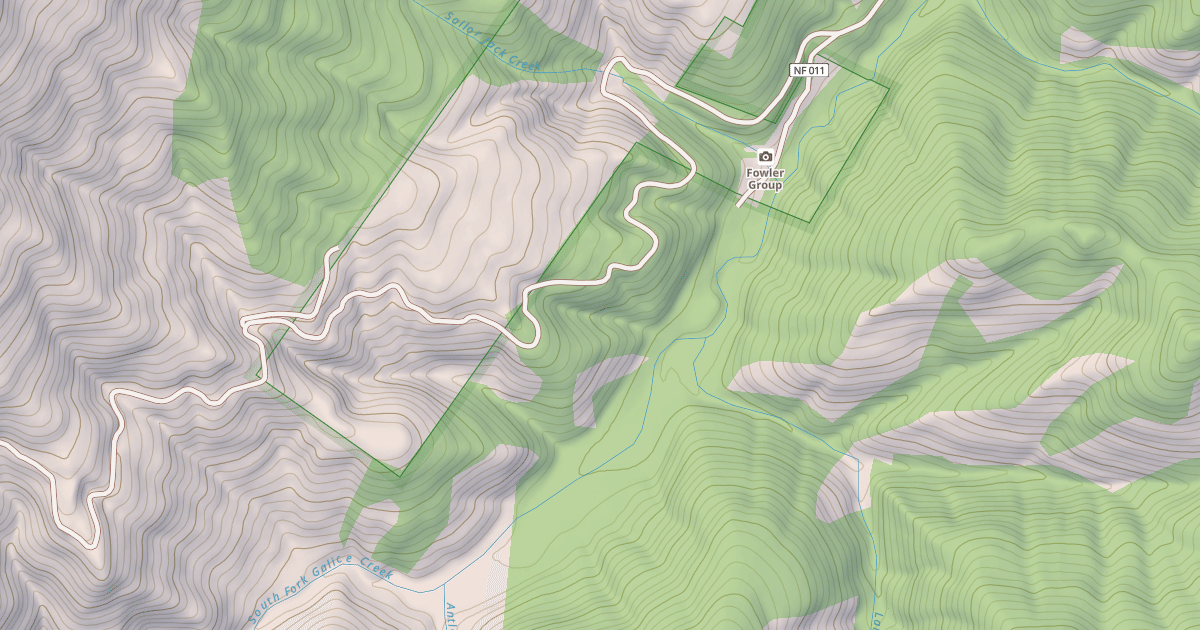 Map preview of GALICE CREEK
