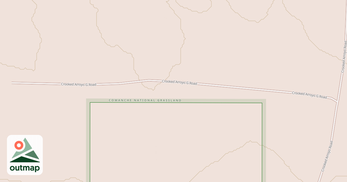 Map of CROOKED ARROYO G