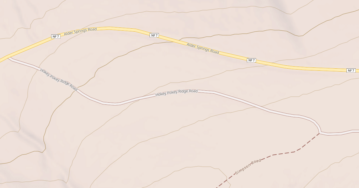 Map preview of HOKEY POKEY RIDGE