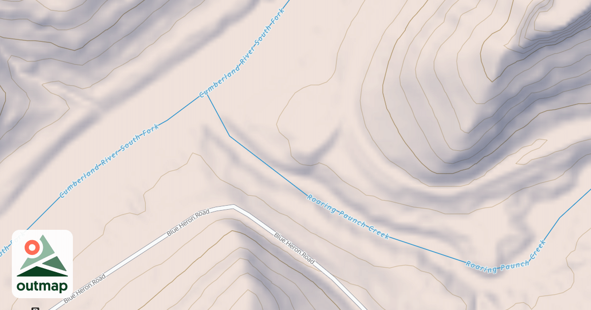 Map of K & T Railroad R.O.W.