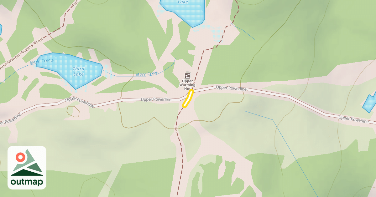 Map of Baden Powell Trail