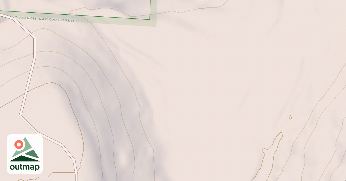 Map of USFS Motor Vehicle Use Map Roads {FFDB3F22-766F-4467-B889-2BACE0FE4CE7}